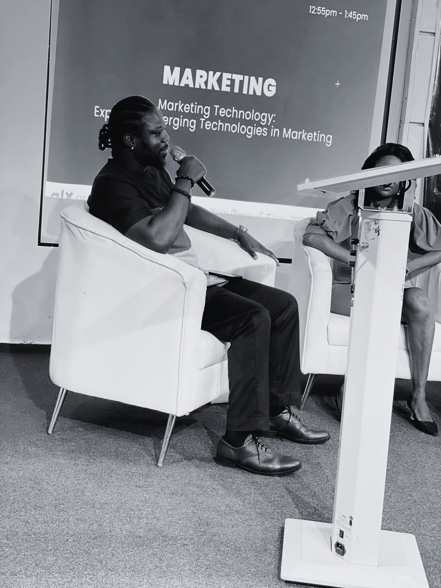James Ogunjimi speaking at MarTech Africa